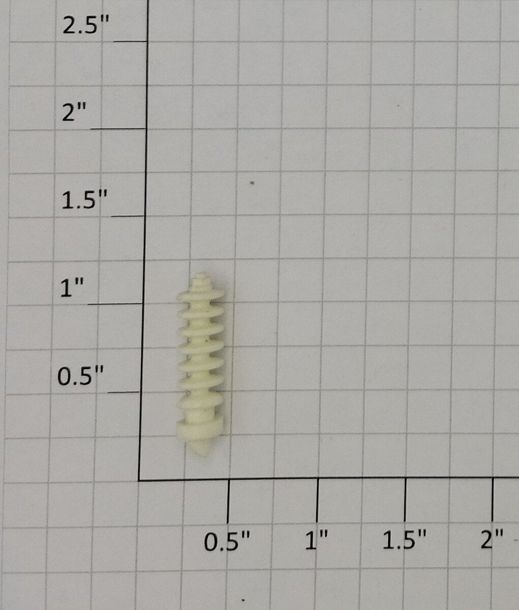 Lionel 2461-6 O Gauge Long Off-White Snap-In Transformer Insulator