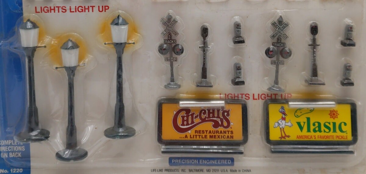 Life Like 1220 HO Scale Accessory (Set of 42)