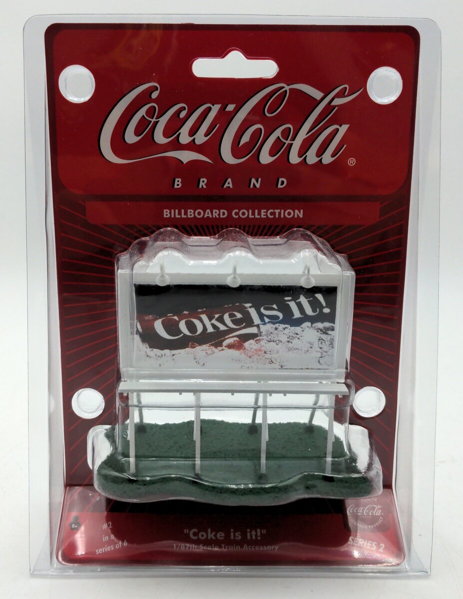 Athearn 8257 HO "Coke is it!" Coca-Cola Billboard