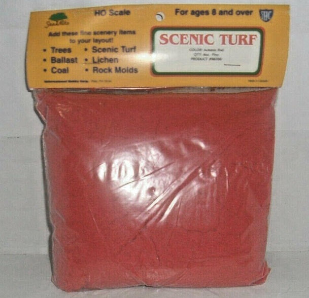 IHC 86150 HO Autumn Red Fine Scenic Turf 60 Oz. Bag