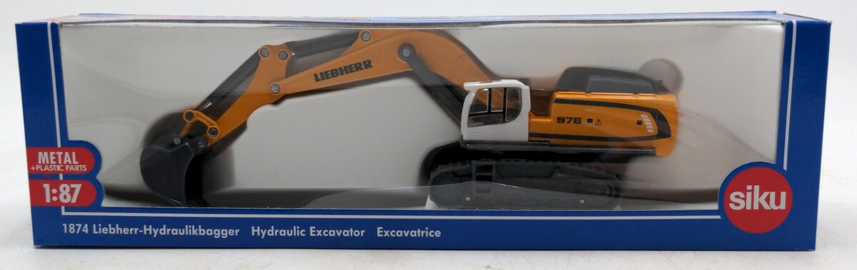 Siku 1874 1:87 Scale Liebherr Hydraulic Excavator