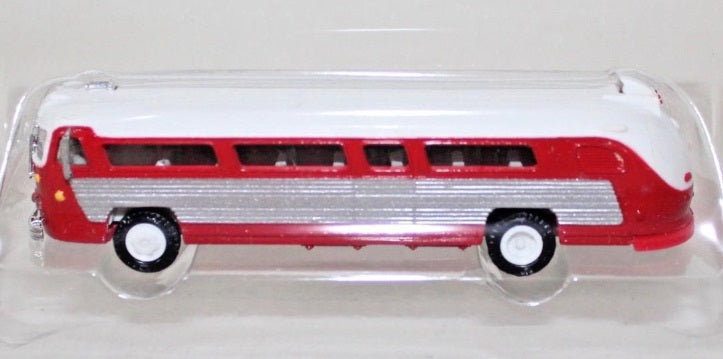 American Precision Models 39013 HO Scale Red & White Passenger Bus