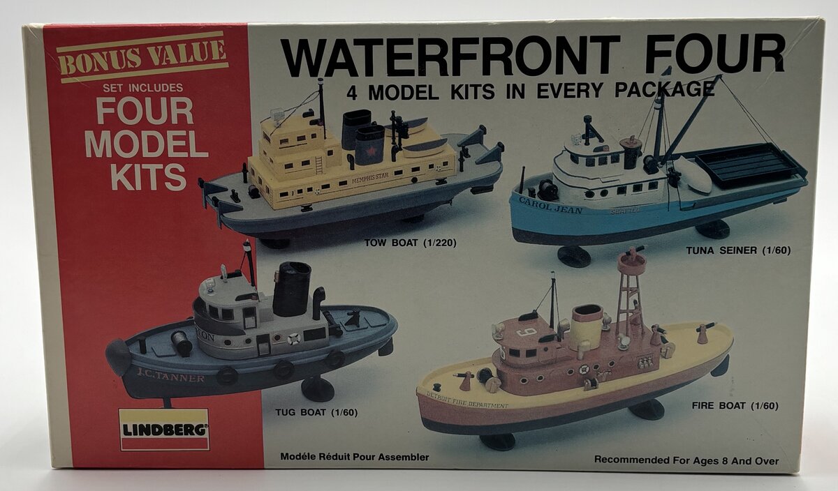 Lindberg 72120 Waterfront Four Model Kits