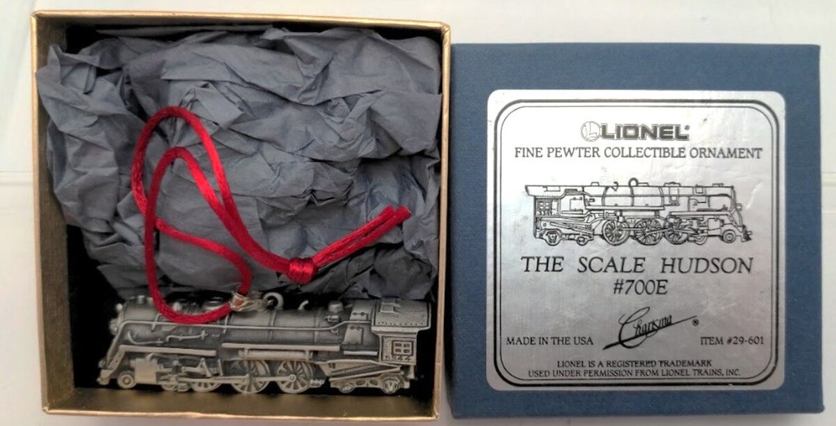 Lionel 29-601 Charisma Fine Pewter Collectible Ornament - The Scale Hudson #700E