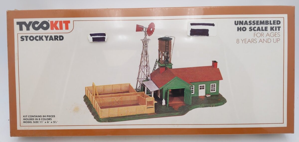 Tyco 7781 HO Scale Stockyard Building Kit