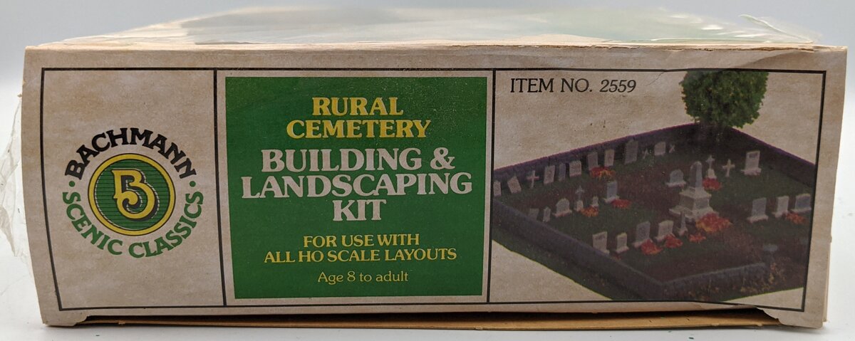 Bachmann 2559 HO Scale Rural Cemetery Building Kit