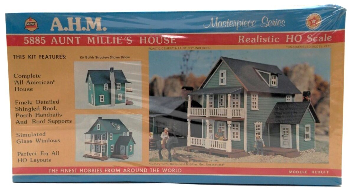 AHM 5885 HO Scale Aunt Millie's House Building Kit