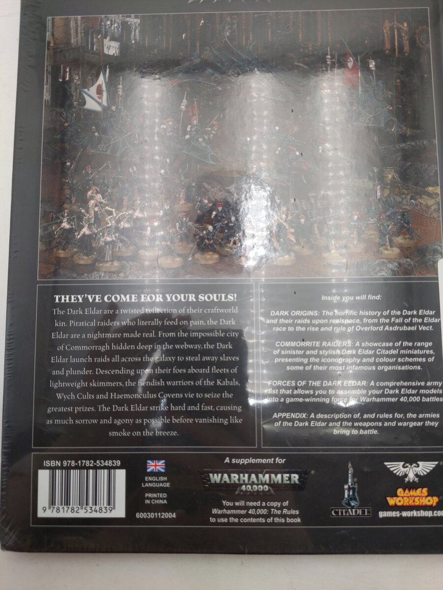 Games Workshop 004 Warhammer 40K Codex Dark Eldar Book
