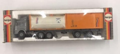 Herpa 816220 1:87 Iveco Tractor with 2 - 20' 'Sea Container'
