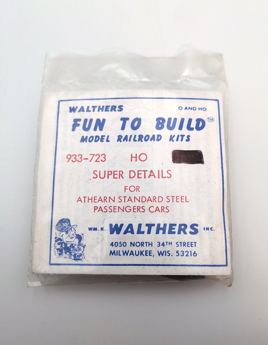 Walthers 933-723 HO Super Details For Athearn Standard Steel Passenger Cars