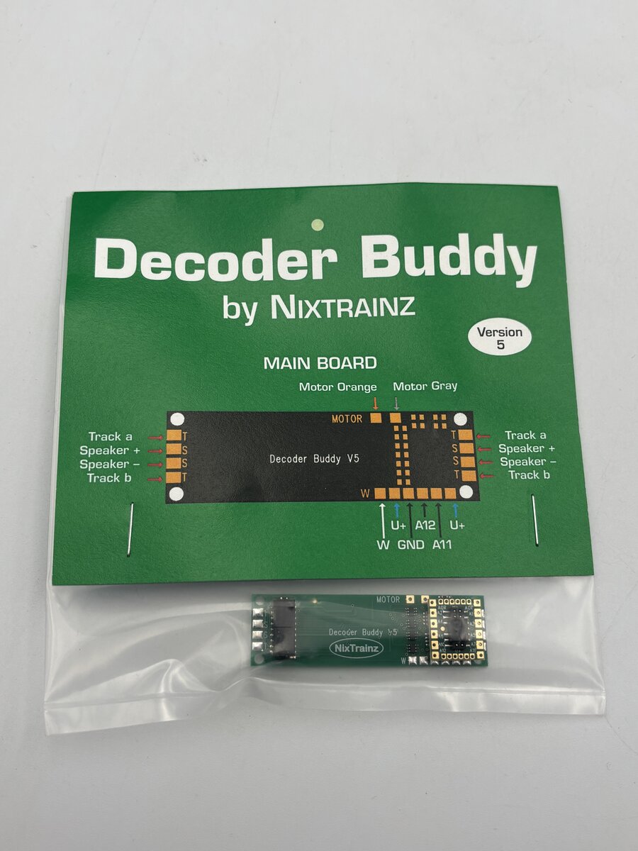 Nixtrainz NTZ5 Decoder Buddy Main Board Version 5