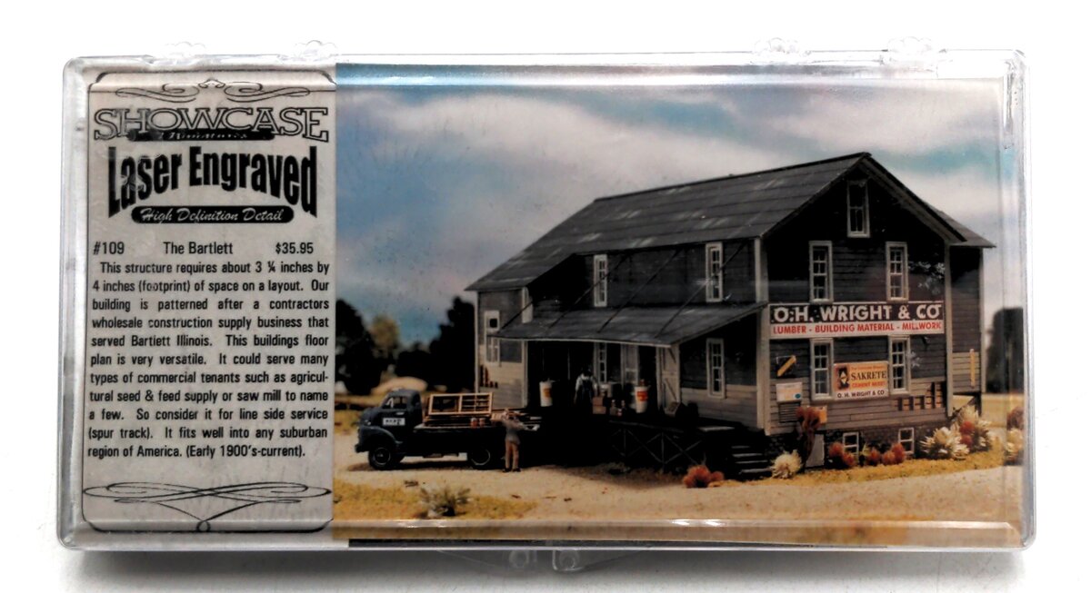 Showcase Miniatures 109 N The Bartlett Laser-Cut Building Kit
