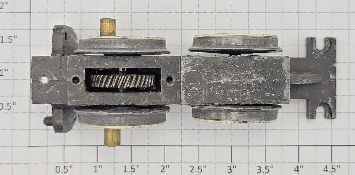 American Flyer XA10075 S Scale Cast Atlantic Motor Chassis w/Wheels #300