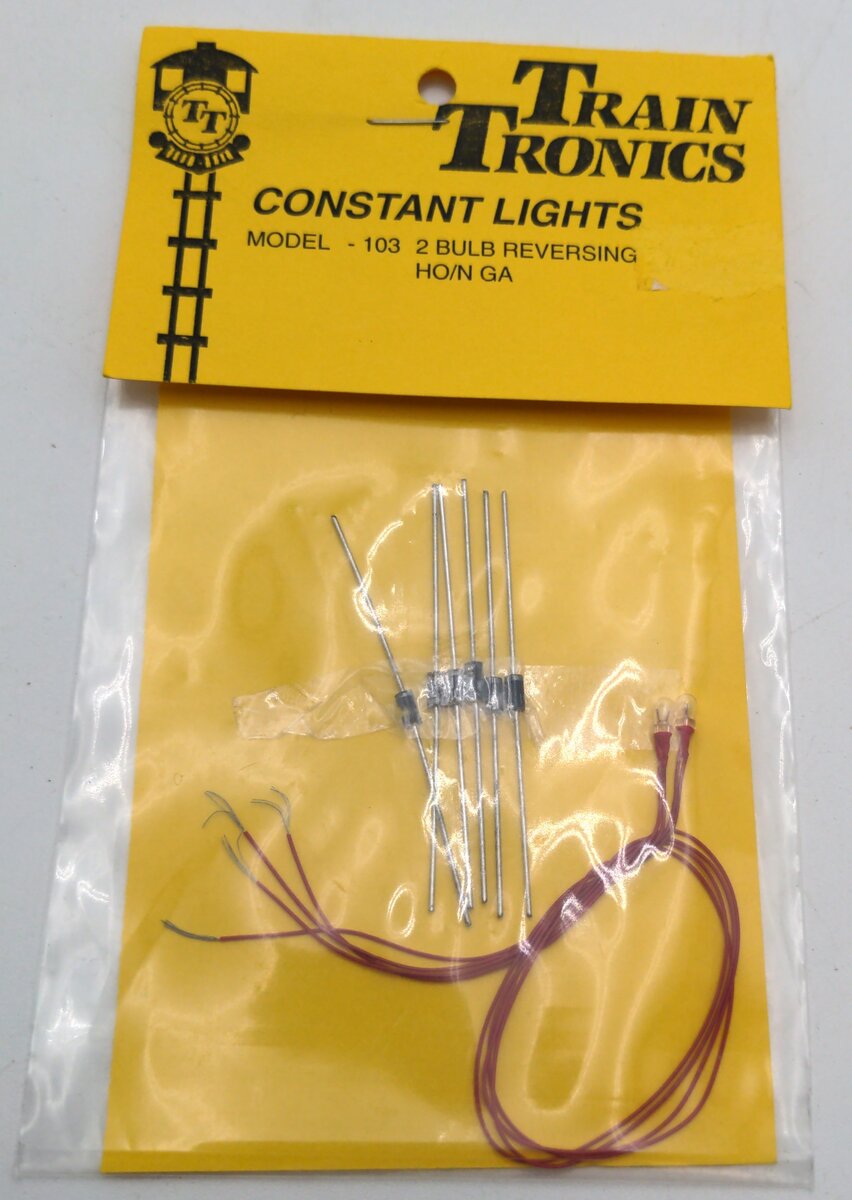 Train Tronics 103 HO/N Scale 2 Bulbs Constant Lights Reversing GA