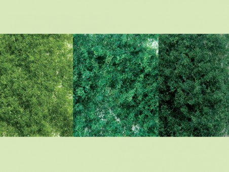JTT Scenery Products 95272 Light, Medium, Dark Green Structure Turf - 2g Bag