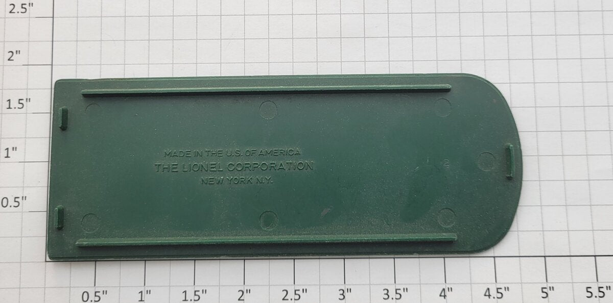 Lionel 6430-130 Green Trailer Van Roof