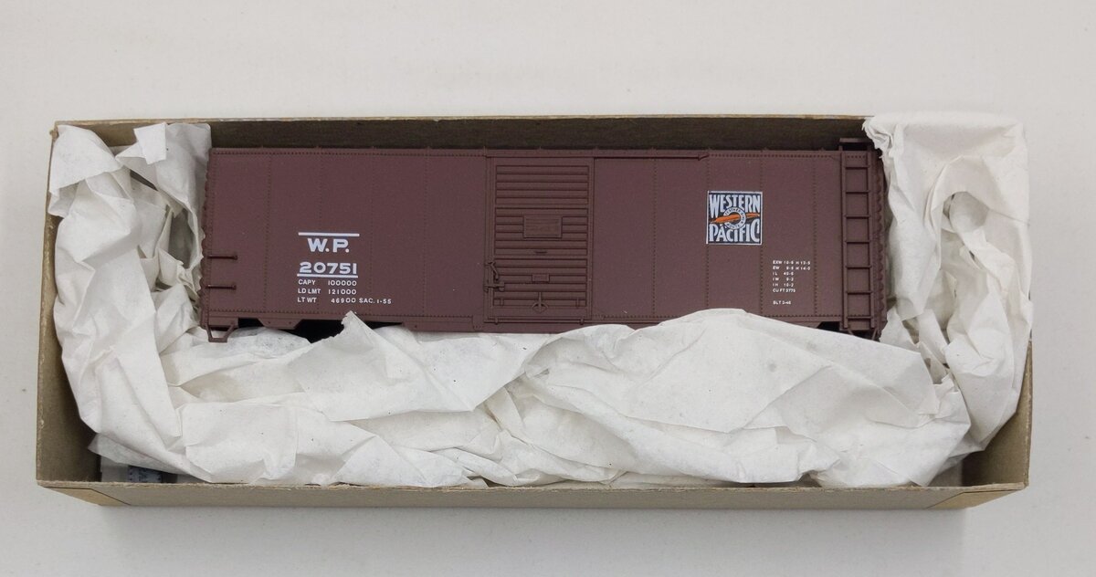 Accurail 3224 HO Western Pacific AAR 40' Steel Boxcar (Road # 20751)