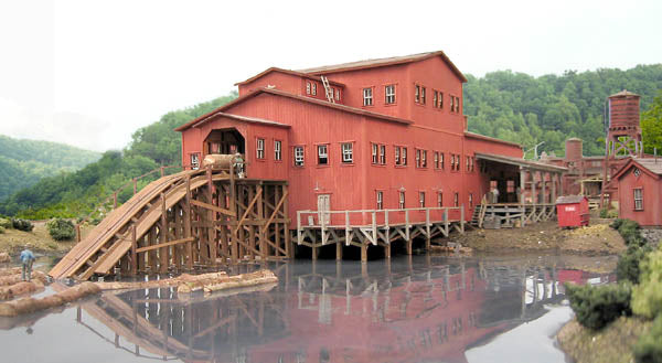 BTS 28300 HO Slatyfork Sawmill Limited Edition Laser-Cut Model Building Kit