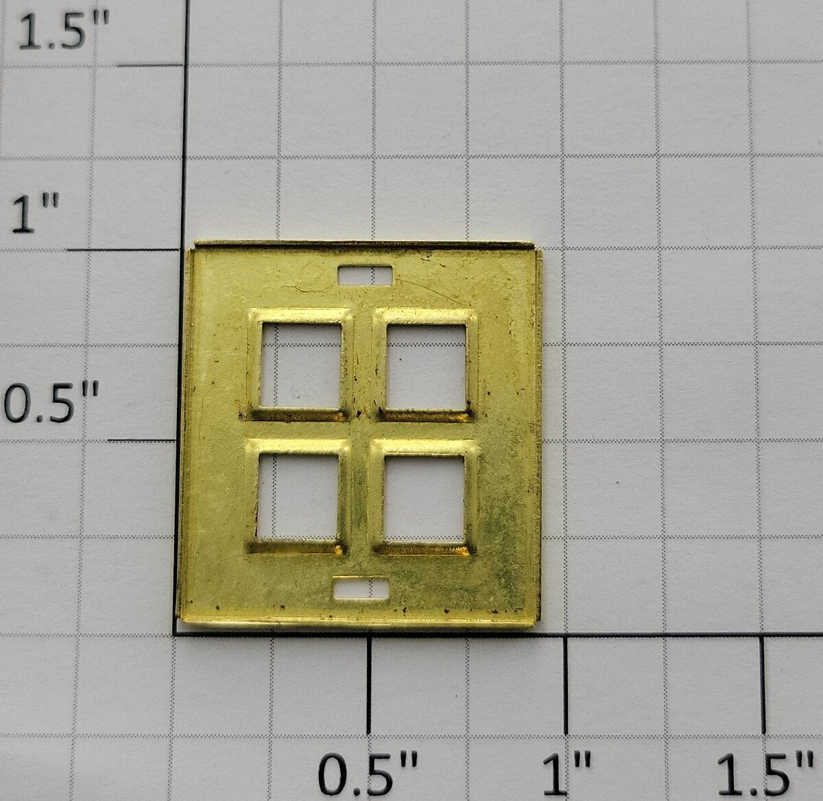 Lionel 817-6 Brass Caboose Window