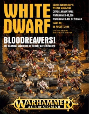 Games Workshop 80 White Dwarf Magazine Issue 80, August 8th, 2015