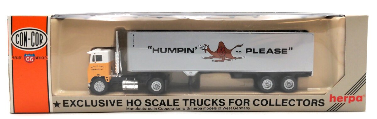 Con-Cor 0004-001034 HO Campell Camel Truck with 40' Trailer