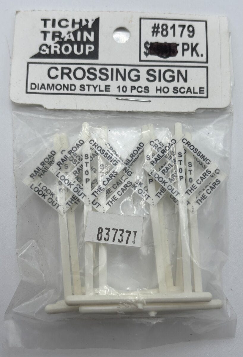 Tichy 8179 HO Scale Diamond Style Crossing Sign (10)