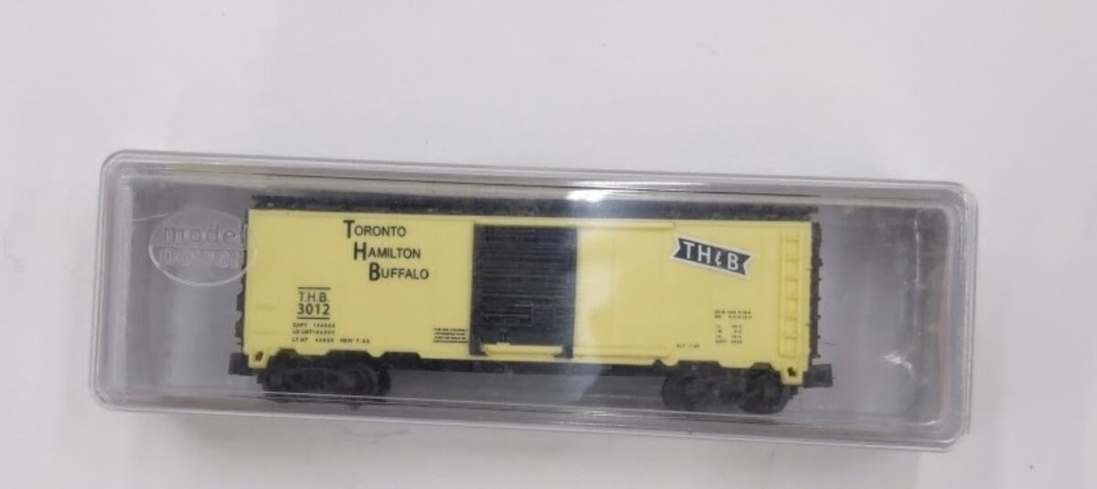 Model Power 83714 N Toronto Hamilton Buffalo TH&B 40' Boxcar #3012