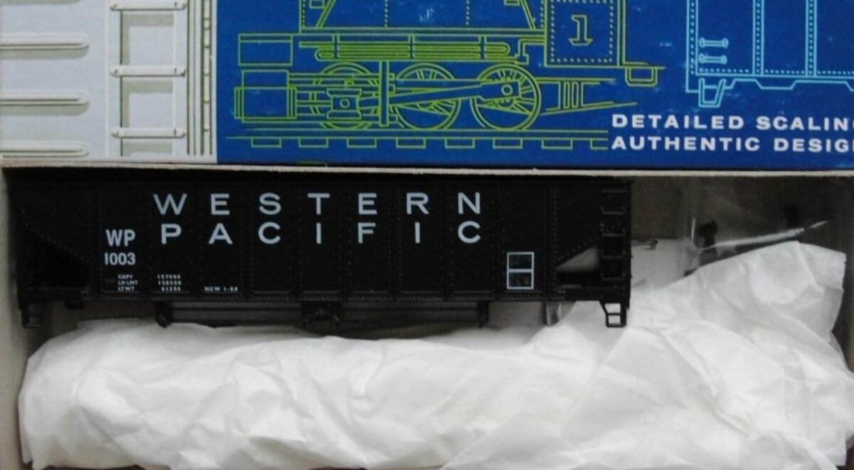 Roundhouse 1568 HO Western Pacific RIB Ballast Hopper # 1003 Kit