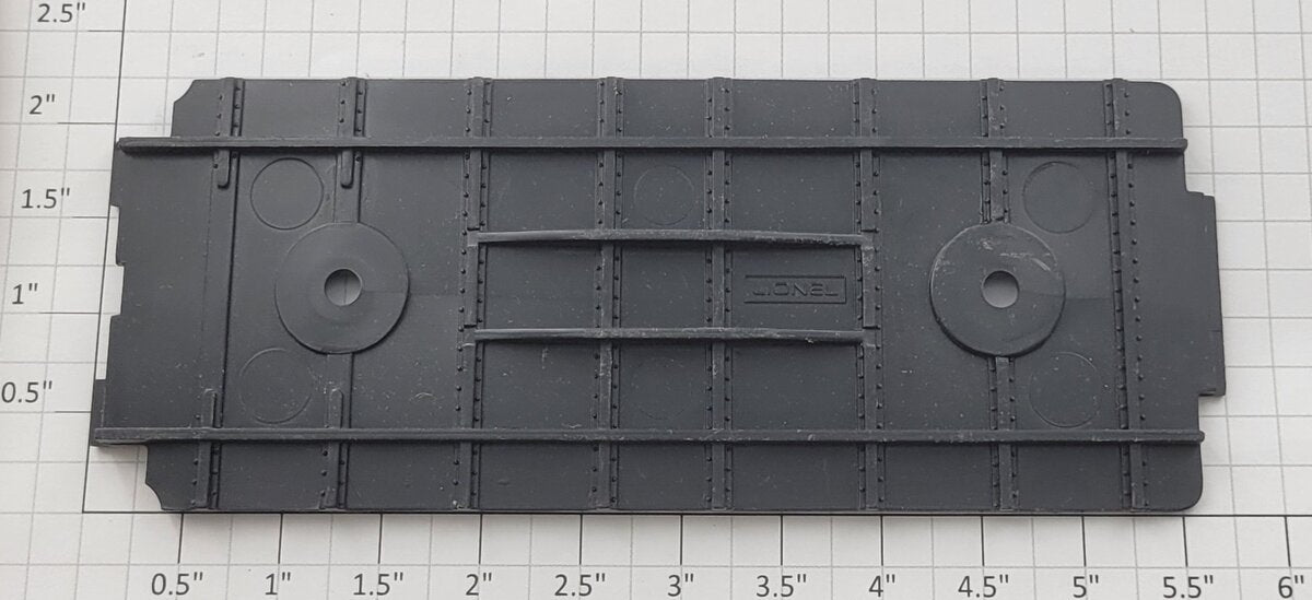 Lionel 8300T-78 Black Plastic Tender Frame