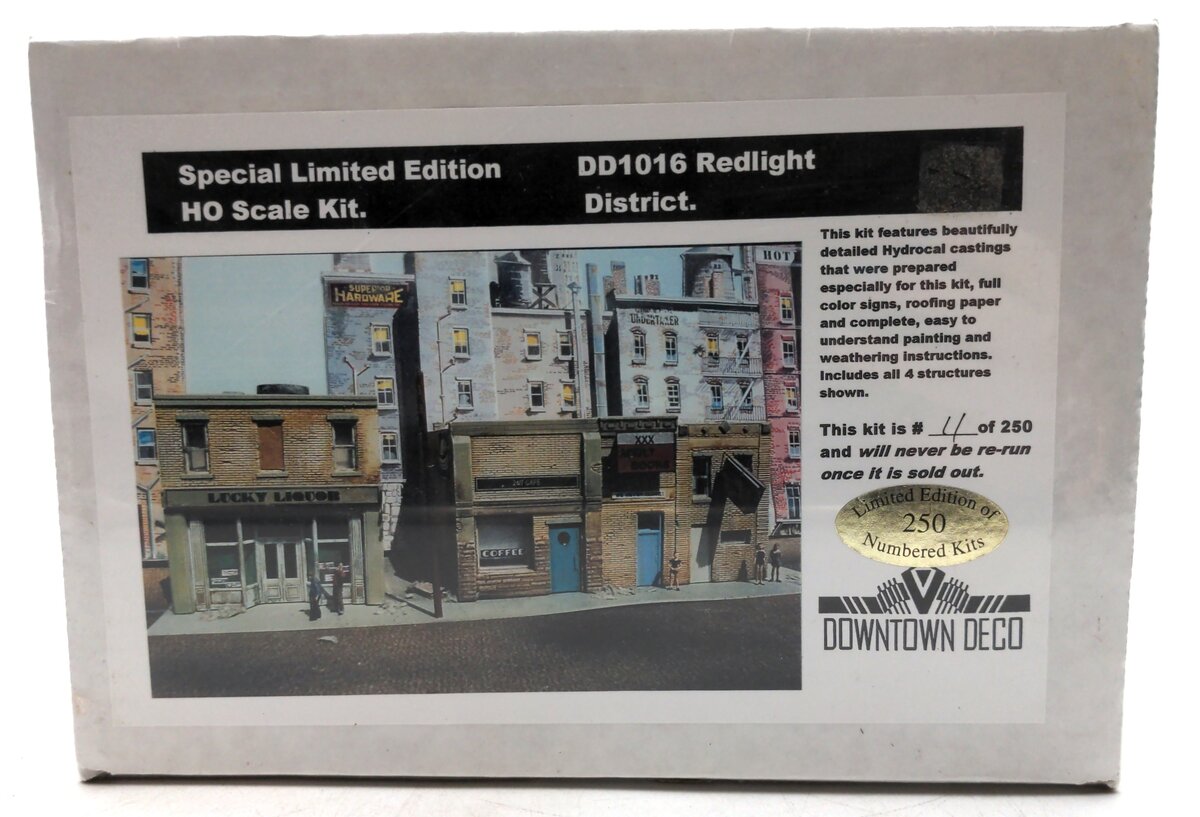 Downtown Deco DD1016 HO Redlight District Limited Edition Model Building Kit
