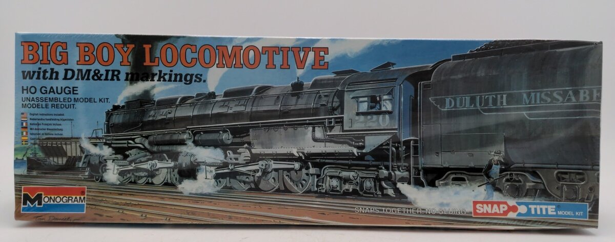 Monogram 1602 HO Big Boy Locomotive W/DM&IR Markings Model Train Kit