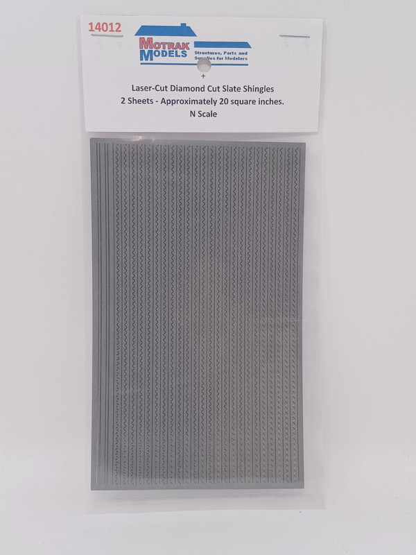 Motrak Models 14012 N Laser Cut Diamond Cut Shingles