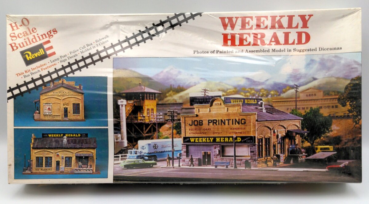Revell H-996 HO Scale Weekly Herald Building Kit