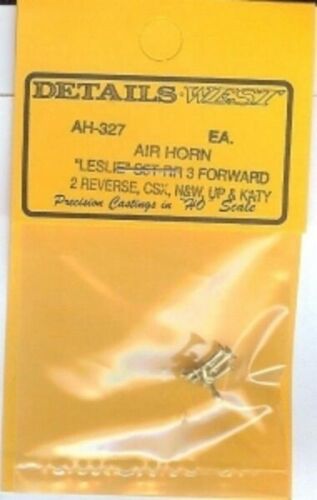 Details West 327 HO CSX/N&W/ Leslie S5T-RR 3 Forward 2 Reversed Bells Air Horn