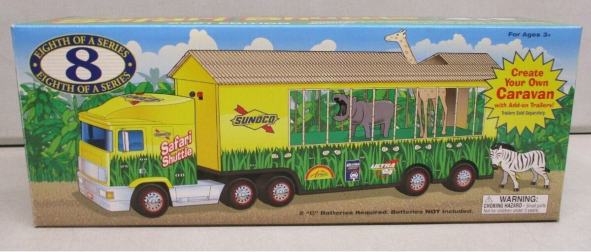 Sunoco 2001 Safari Shuttle Trailer with Zoo Animals 2001 Edition