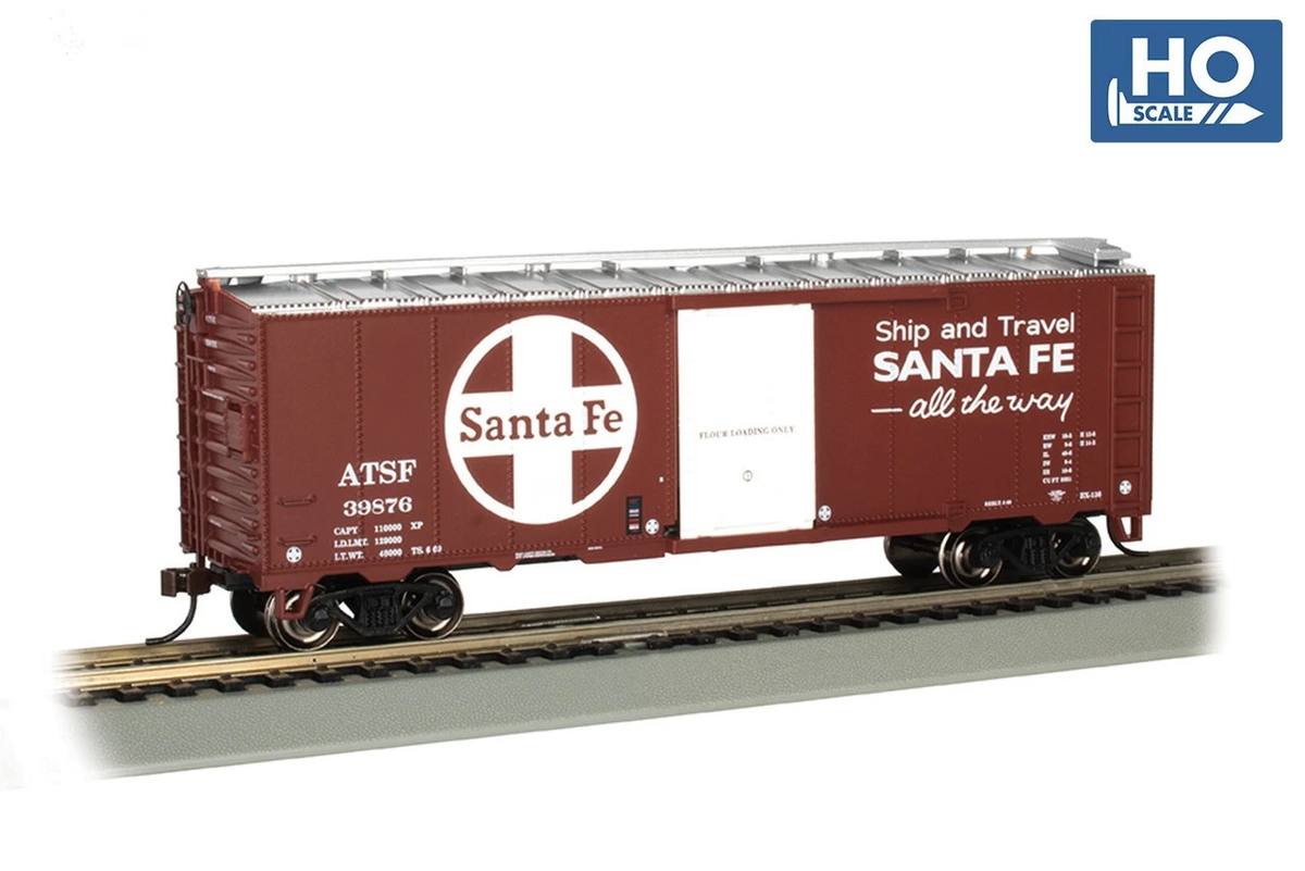 Bachmann 16012 HO Santa Fe Flour Only 40' Boxcar #139876