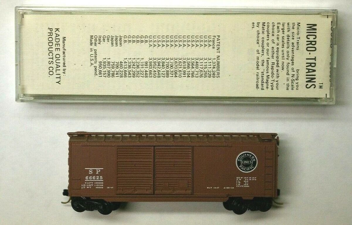 Micro-Trains 02300020 N Southern Pacific 40' Standard Double Door Boxcar #66625