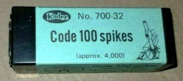 Kadee 700-32 HO Scale Code 100 Track Spikes Approx. 4,000