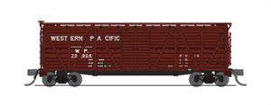 Broadway Limited 6585 N Western Pacific Stock Car with Hog Sounds