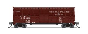 Broadway Limited 6571 N Chesapeake & Ohio Stock Car with Hog Sounds