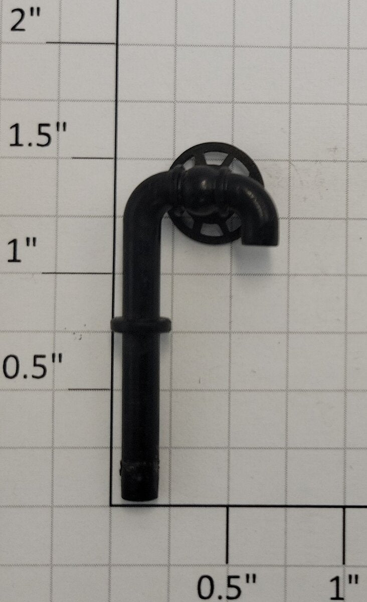 Lionel 455-21WX Oil Derick Outlet Pipe Assembly with Wheel