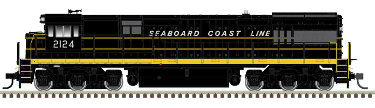 Atlas 10003925 HO Seaboard Coast Line U30C Diesel Locomotive w/DCC & Sound #2124