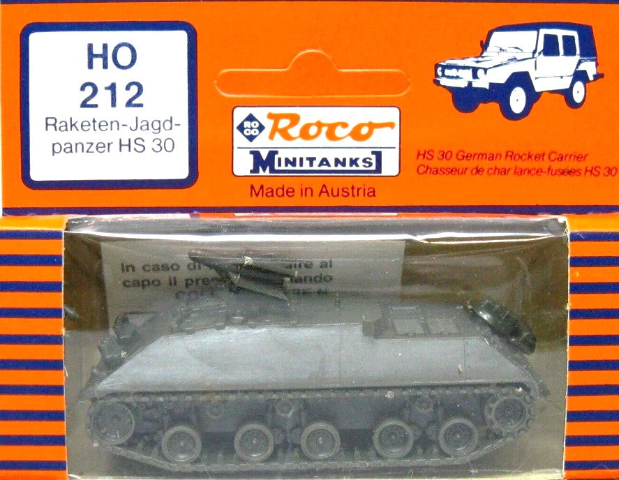 Roco 212 HO Scale Minitanks JgPz HS 30 Military Tank