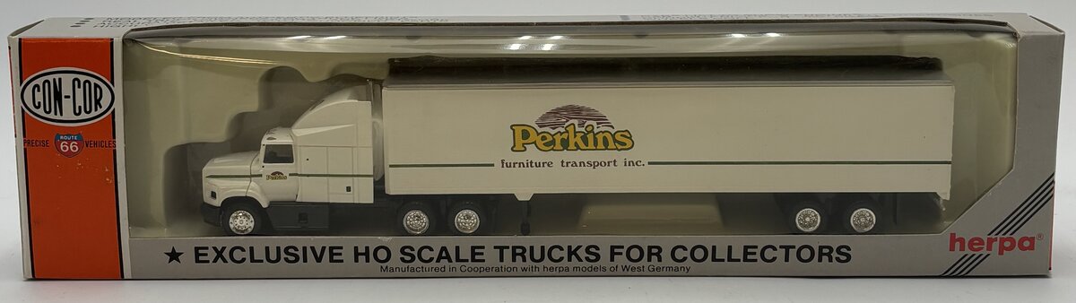 Con-Cor HO Perkins Furniture Transport Inc. 18-Wheels Tractor & Trailer