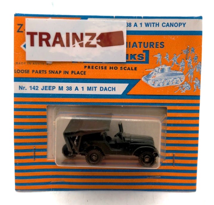 Roco Z-142 HO Minitanks Jeep M 38 A 1 Mit Dach With Canopy Vehicles Military