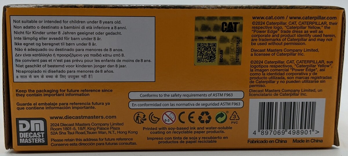 DieCast Masters 85690 1:64 Cat 320F L Hydraulic Excavator