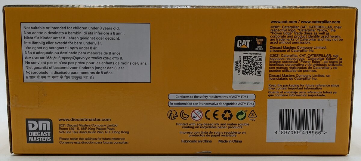 DieCast Masters 85695 1:64 Cat Diecast 611 Wheel Scraper