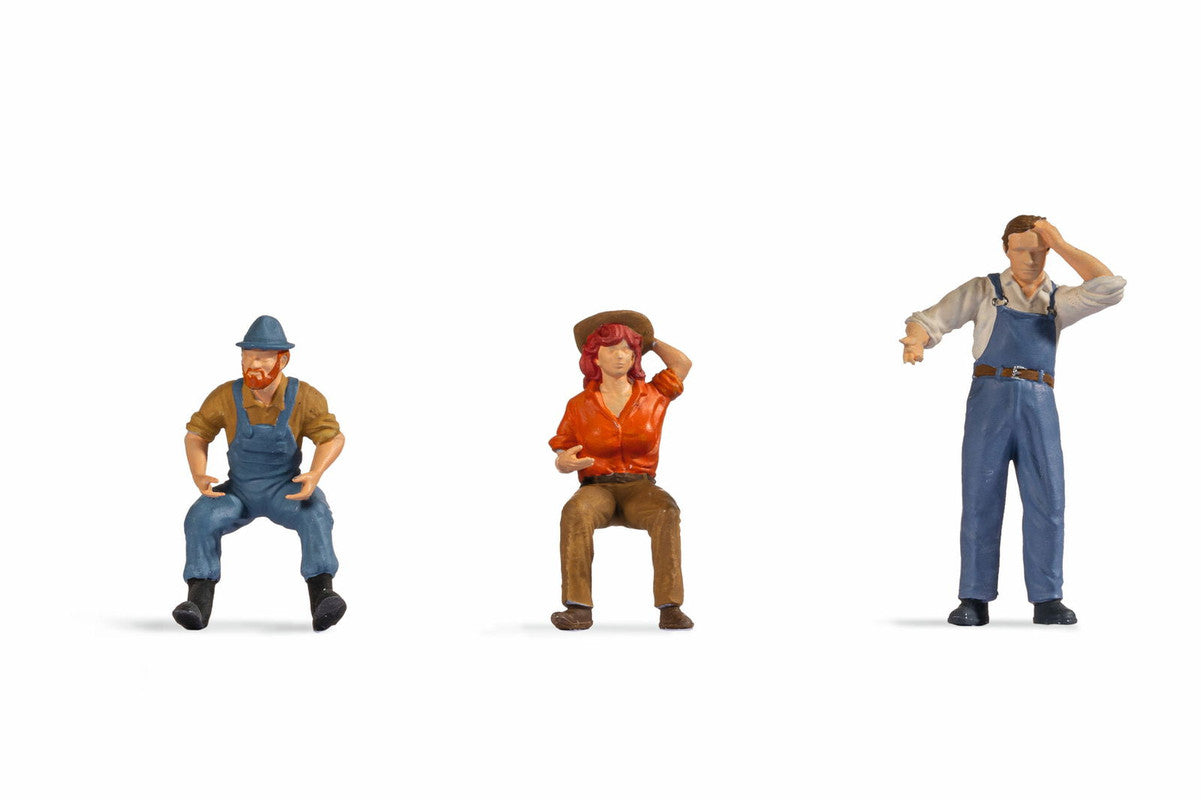 Noch 17841 O Tractor Drivers Figure (Set of 3)