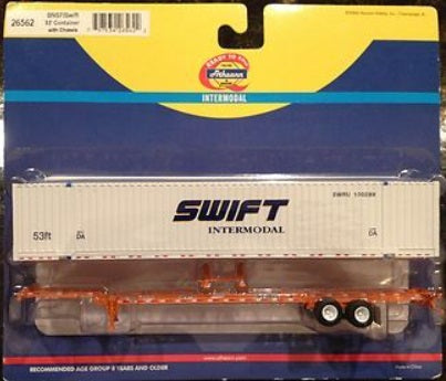 Athearn 26562 HO BNSF/Swift Intermodal 53'' Container w/ Chassis