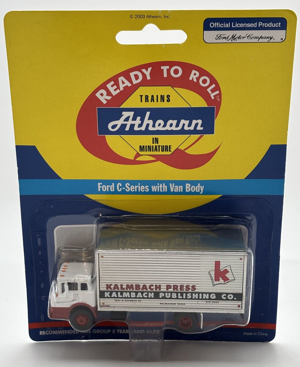 Athearn 99061 HO Kalmbach Press Publishing Ford C-Series w/Box Truck Body